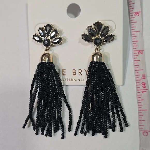 Beaded Tassel Earrings - Picture 5 of 5